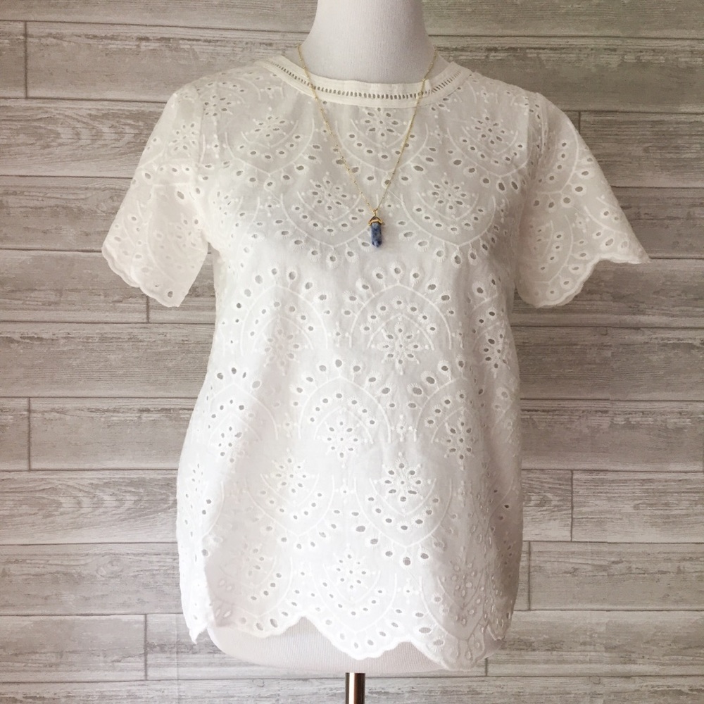 LAST: Small Open-back Eyelet Top - Picture 4 of 7